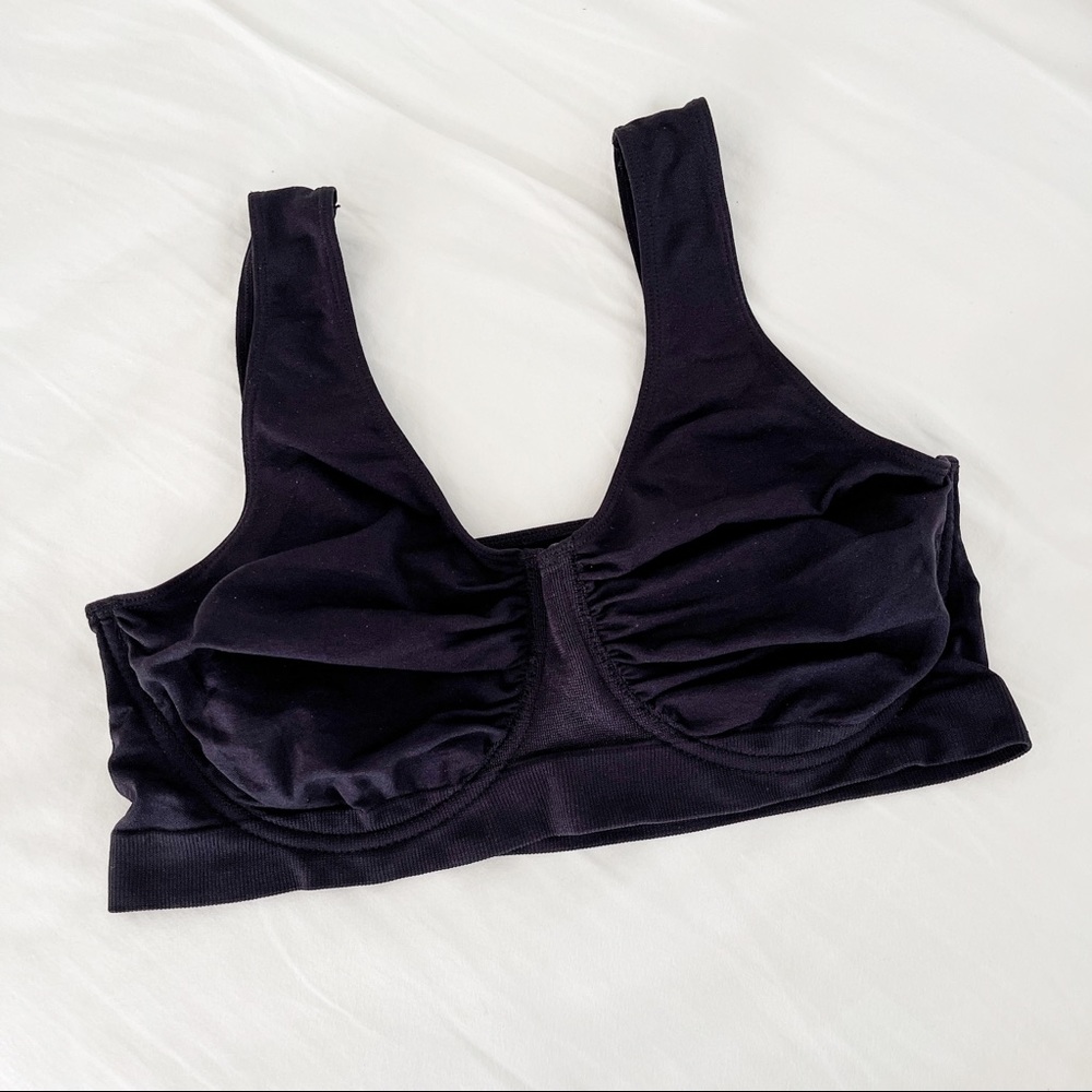 Rhonda Shear Seamless Underwire Moisture Wicking Bra 1X
